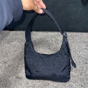 BAGGU Mini Nylon Black Shoulder Bag